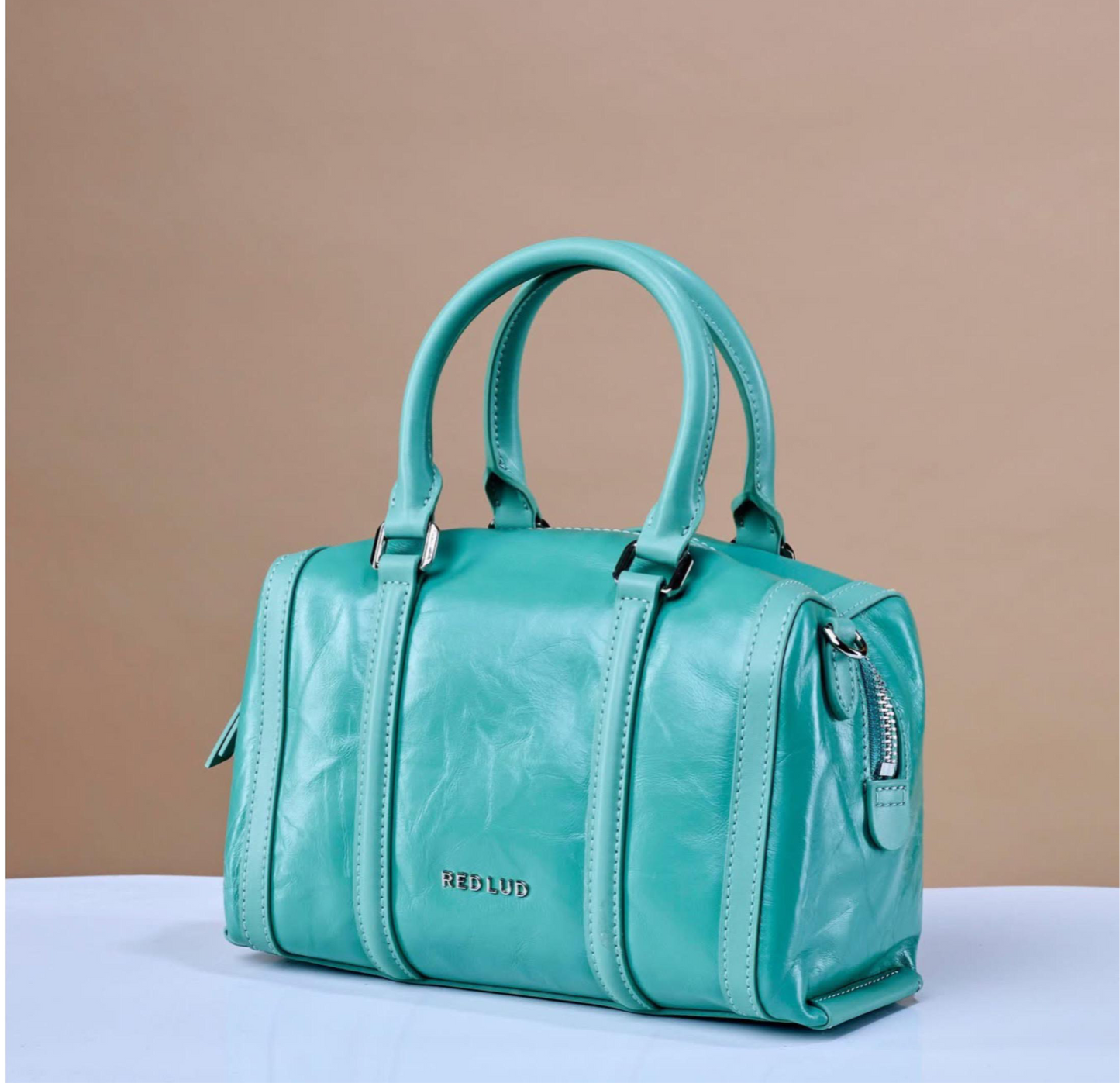 Kiki Leather tote bag (groen)